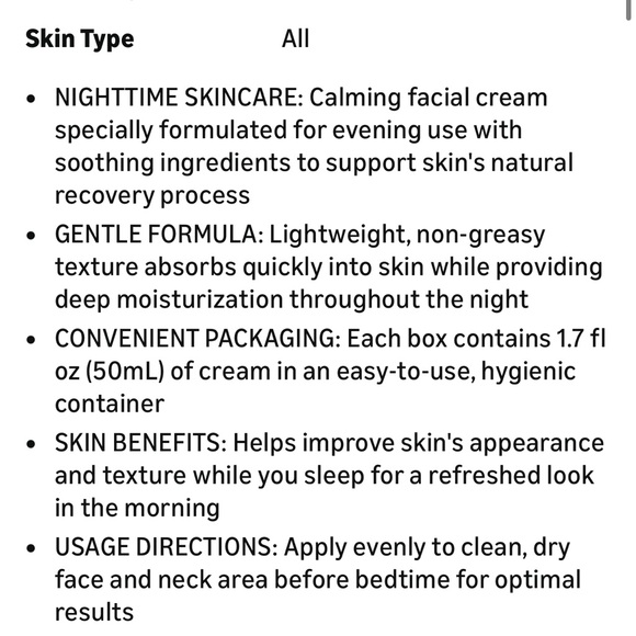 New Global Beauty Care Calming Night skin care gift set with lavender and aloe. - Picture 2 of 11